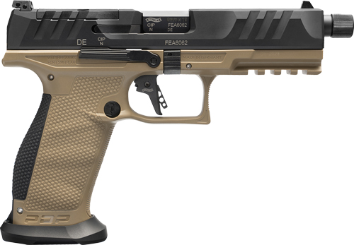 Walther PDP Pro SD 9mm 5.1in Threaded FDE/Black 3x18rd