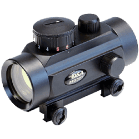 BSA HUNTSMAN 1X30MM SIGHT - RED/GRN/BLUE DOT RETICLE