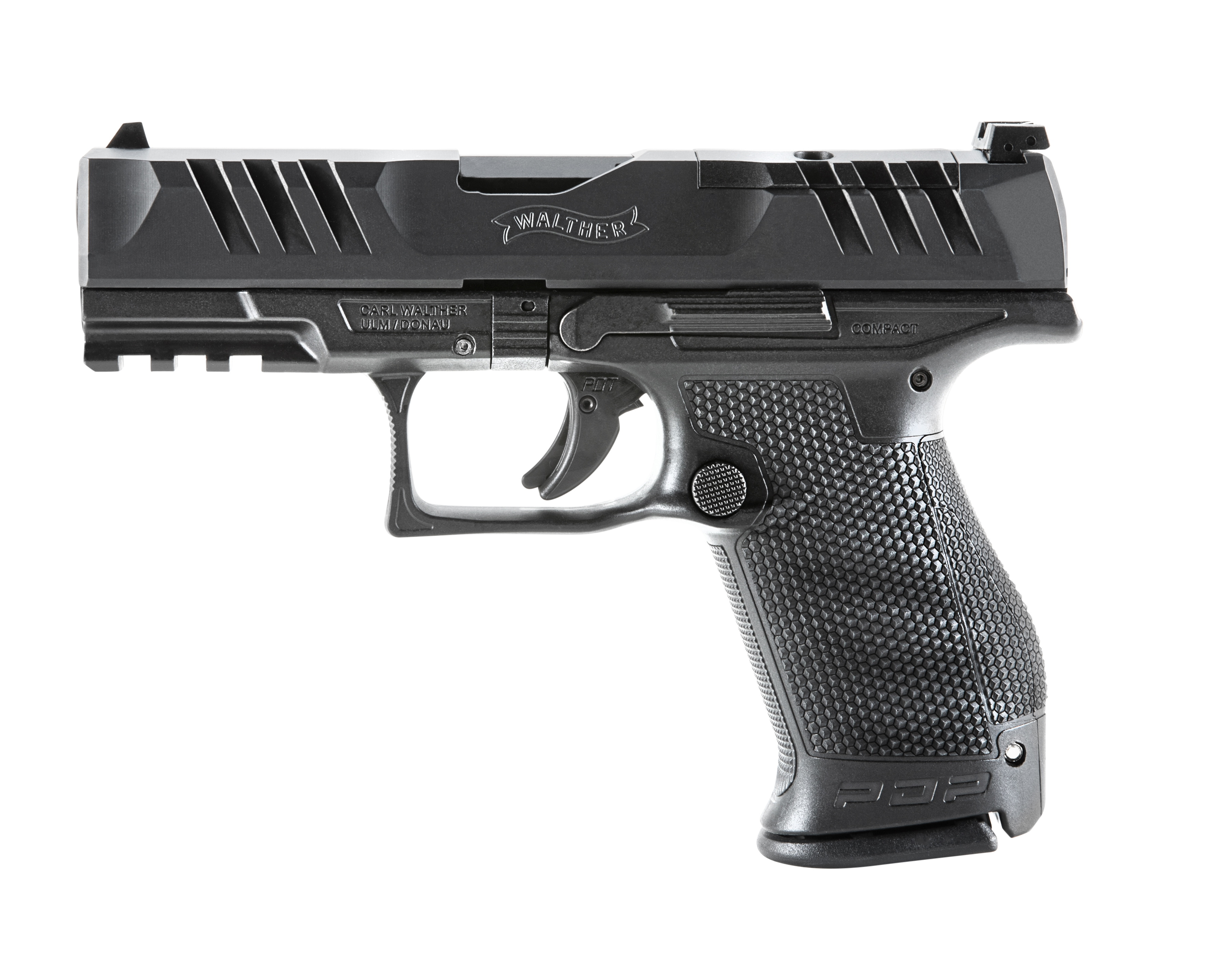 Walther PDP Compact Optic Ready 9mm 4" 15rd Black