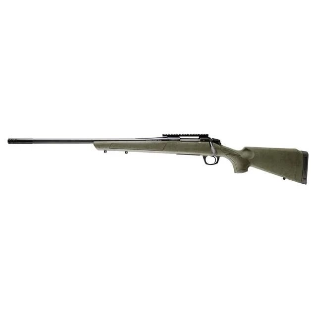 CVA Cascade XT left Hand Rifle 7 PRC 2rd Capacity 22" Threaded Cerakote Black Barrel OD Green/Black Web Stock Pic Rail