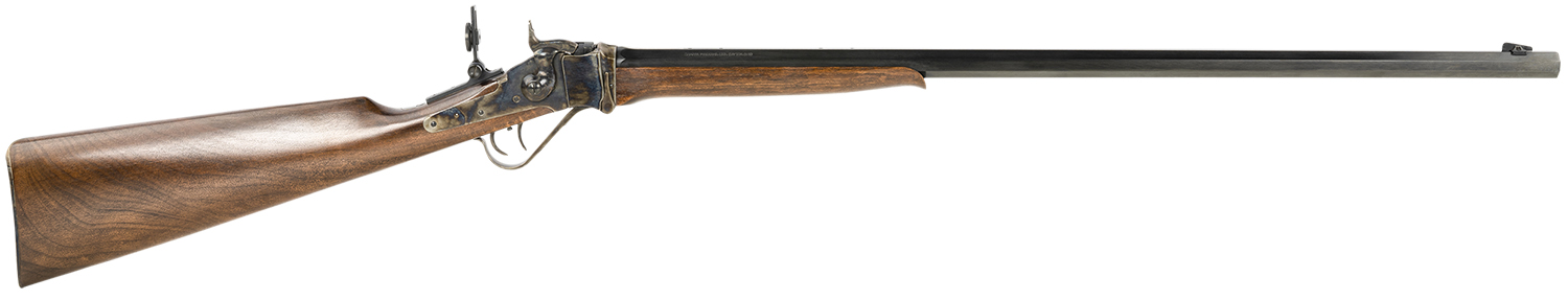 Taylors & Company 220069 Chiappa Half-Pint Sharps Full Size 44-40 Win 1rd 26" Blued Single Shot Octagon Barrel, Color Case Hardened Steel Drilled & Tapped Receiver, Walnut Fixed Stock, Right Hand