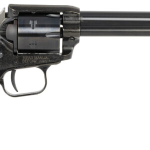 Heritage Mfg RR22B6GPRL Rough Rider 22 LR 6 Shot 6.50" Black Barrel & Cylinder Black Frame, Altamont Gray Pearl Grips