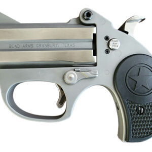 Bond Arms BASRS Stinger  380 ACP 2rd 2.5" Matte Stainless Barrel, Anodized Frame, Blade Front/Fixed Rear Sights, Black Rubber Grip, Manual Safety
