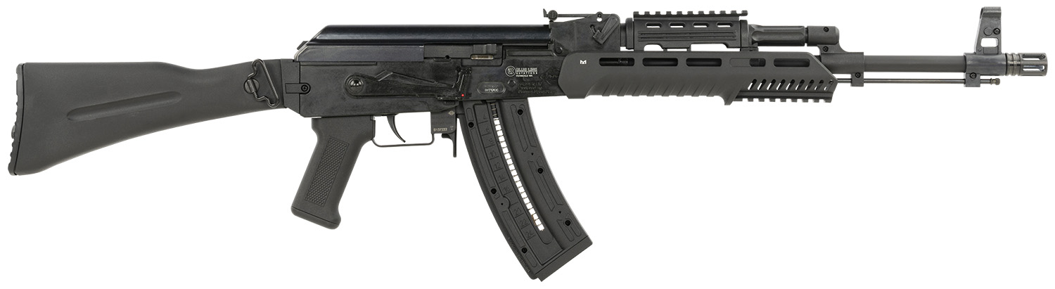 Mauser Rimfire 4070025 AK-47 22 LR 24+1 16.50" Barrel w/Flash Hider, Adjustable Rear Sight, Left Side Folding Stock, Optics Ready Picatinny Rail, Ambidextrous Magazine Release