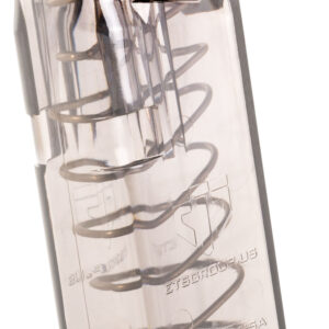 ETS Group SMKGLK26 Pistol Mags  10rd Standard 9mm Luger Compatible w/ Glock 26 Smoke Polymer
