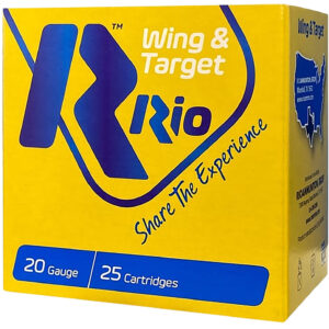 Rio Ammunition WT2075 Wing & Target  20Gauge 2.75" 7/8oz 7.5Shot 25 Per Box/10 Case