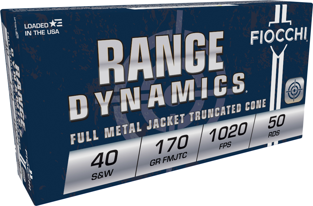 FIO RANGE 40SW 170GR FMJ TRUNCATED 50/20