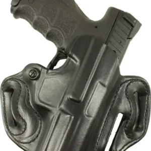 DESANTIS SPEED SCABBARD HOLSTR - RH OWB LEATHER S&W GOVERNOR BL