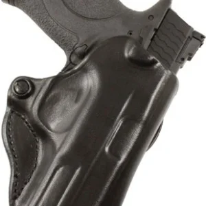 DESANTIS MINI SCABBARD HOLSTER - RH OWB LEATHER GLK 19/23 BLK