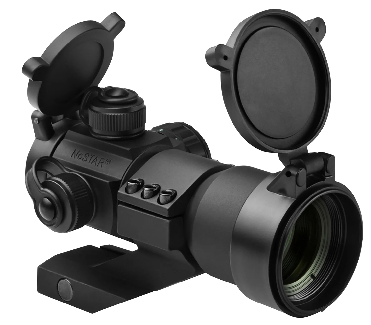 NcStar DRGB135 35mm Red/Green/Blue Dot Optic Black Anodized 1 x 35 mm 3 MOA Red/Green/Blue Dot