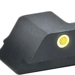 AmeriGlo GL5115 Classic Tritium Sight Set for Glock  Green Tritium White Outline Front Sight-Yellow Tritium White Outline Rear Sight