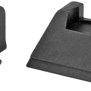 AmeriGlo GL506 Optic Compatible Sight Set for Glock  3XL Tall Serrated Front Sight-Black Rear Sight