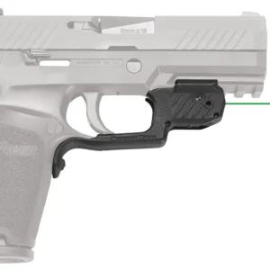 Crimson Trace 0177801 Laserguard  Fits Sig P320 (Except Subcompact)/M17/M18, Green Laser Black Polymer