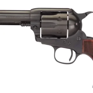 Taylors & Company 550885DE Runnin Iron Black Rock 45 Colt (LC) Caliber with 4.75" Barrel, 6rd Capacity Cylinder, Overall Black Nitride Finish Steel, Checkered Walnut Grip & Overall Taylor Polish