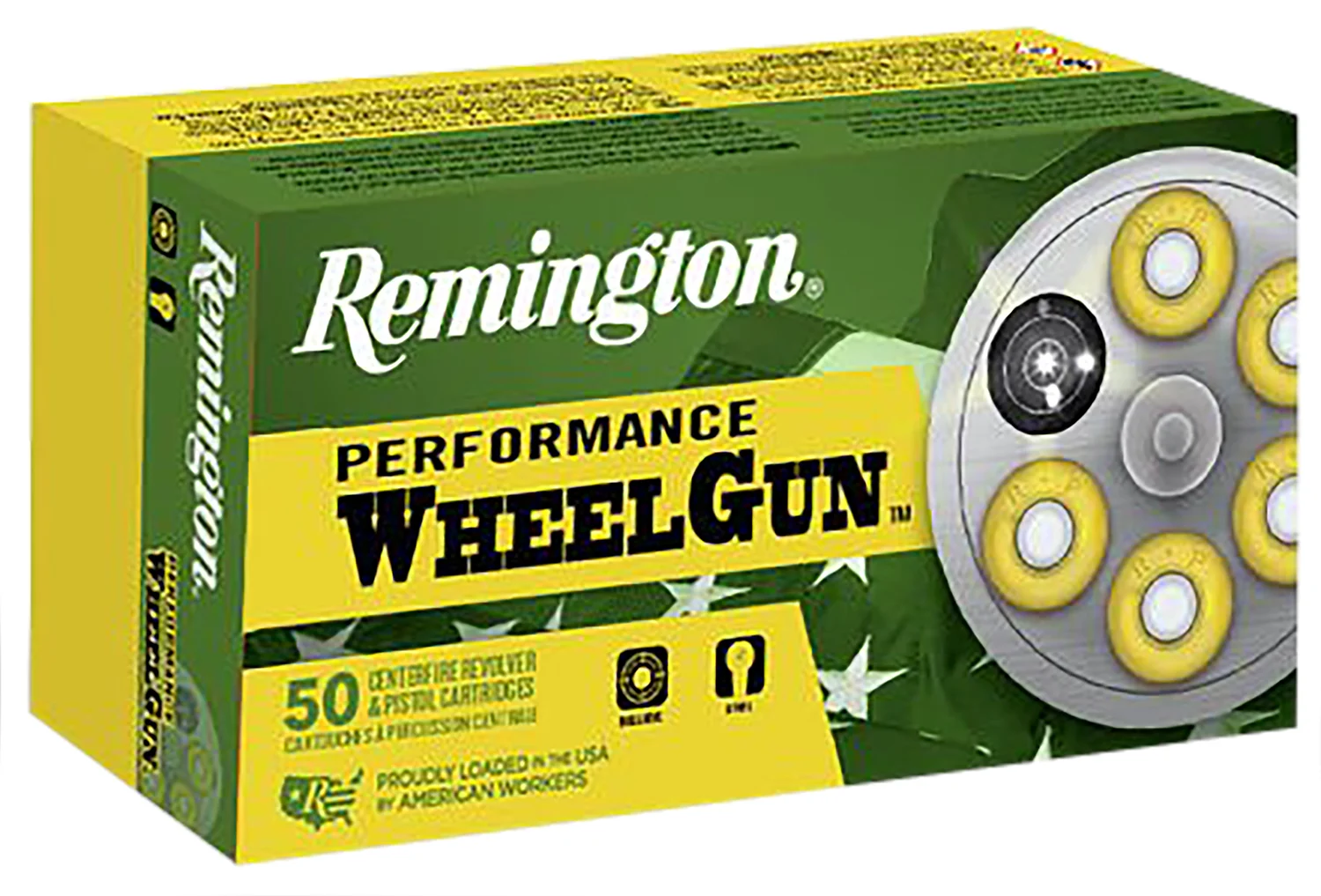 Remington Ammunition 22271 Performance WheelGun 38Special 158gr Lead Semi Wadcutter 50 Per Box/10 Case
