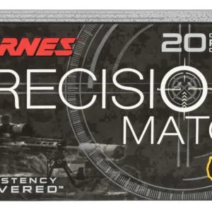 Barnes Bullets 30814 Precision Match  6mmCreedmoor 112gr Open Tip Match Boat Tail 20 Per Box/10 Case