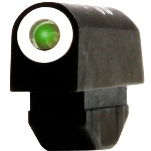 XS Sights RV0001N4 Standard Dot Revolver Front Sight-Smith & Wesson  Black | Green Tritium White Outline Front Sight