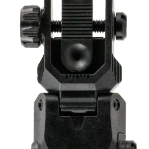 Kriss USA DARSBL00 Defiance Rear Flip-Up Black AR-15 Low Profile Steel