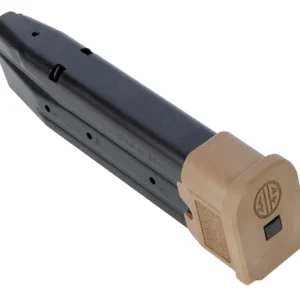 Sig Sauer MAGMODF921COY P320  21rd 9mm Luger Extended For Sig P320/M17/M18 Black Coyote Steel