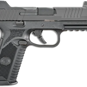 FN 66100527 509T  9mm Luger 10+1, 4.50" Black Steel Threaded Barrel, Matte Black Optic Ready/Serrated Stainless Steel Slide, Matte Black Polymer Frame w/Picatinny Rail