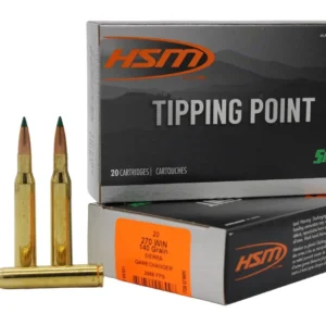 HSM 27016N Tipping Point  270 Win 140 gr Sierra GameChanger 20 Per Box/ 20 Case
