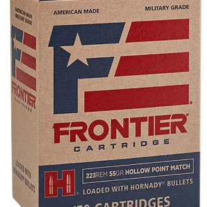 Frontier Cartridge FR1415 Military Grade Centerfire Rifle 223Rem 55gr Hollow Point Match 150 Per Box/8 Case