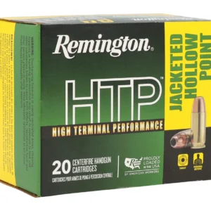 Remington Ammunition 22308 HTP  40S&W 180gr Jacketed Hollow Point 20 Per Box/25 Case