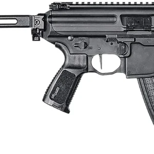 Sig Sauer PMPX4B9 MPX K  9mm Luger Caliber with 4.50" Barrel, 30+1 Capacity, Black Hard Coat Anodized Metal Finish, Folding Pivoting Contour Brace Stock & Black Polymer Grip Right Hand