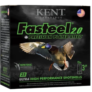 Kent Cartridge K123FS321 Fasteel 2.0 12 Gauge 3" 1 1/8 oz 1 Shot 25 Per Box/ 10 Case