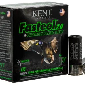 Kent Cartridge K122FS303 Fasteel 2.0 12 Gauge 2.75" 1 1/16 oz 3 Shot 25 Per Box/ 10 Case