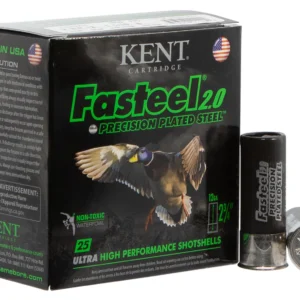 Kent Cartridge K122FS306 Fasteel 2.0 12 Gauge 2.75" 1 1/16 oz 6 Shot 25 Per Box/ 10 Case