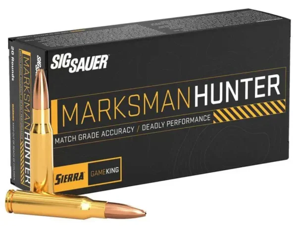 SIG SAUER MARKSMAN HUNTER GAMEKING 30-06 SPRINGFIELD 165G 20RD BX 200RD CASE