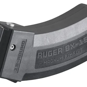 Ruger 90585 BX-15 15rd Magazine Fits Ruger American Rimfire/77 17 HMR/22WMR BX-15 Black