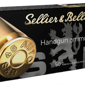 Sellier & Bellot SB45C Handgun  45ACP 230gr Jacketed Hollow Point 50 Per Box/20 Case