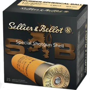 Sellier & Bellot SB12RBB Shotgun  12Gauge 2.75" Rubber 25 Per Box/10 Case
