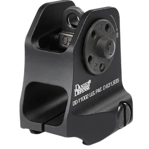 Daniel Defense 1906411002 A1.5 Fixed Rear Sight  Black Hardcoat Anodized Fixed Rear Sight