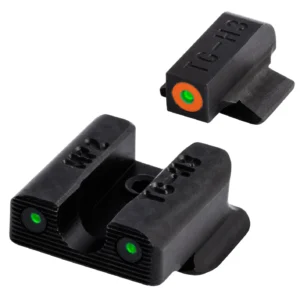 TruGlo TG231MP2C Tritium Pro Black | Green Tritium White Outline Front Sight Green Tritium Rear Sight