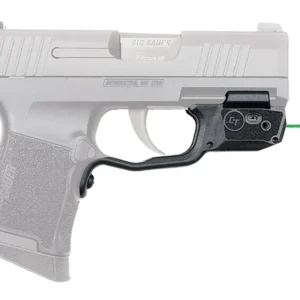 Crimson Trace 0181601 Laserguard  Fits Sig P365/P365XL/P365SAS, Green Laser Black Polymer Trigger Guard Mount