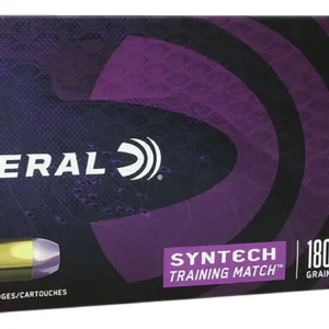 Federal AE40SJ2 Syntech Training Match 40S&W 180gr Total Syntech Jacket Flat Nose 50 Per Box/10 Case