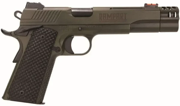 KIMBER RAMPART 1911 10MM 5" W/ COMP OD GREEN BLK G10 GRIPS 1-8RD MAG