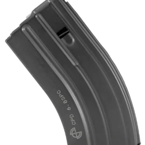DuraMag 2068041207CPD SS  20rd 22 Nosler/6.8 SPC for AR-15 Black w/ Gray Follower Detachable