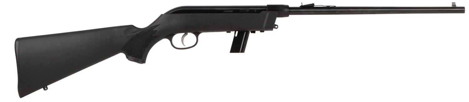 Savage Arms 40210 64 Takedown Full Size 22 LR 10+1 16.50" Black Satin Sporter Barrel, Satin Black Drilled & Tapped Carbon Steel Receiver, Matte Black Fixed Synthetic Stock, Left Hand