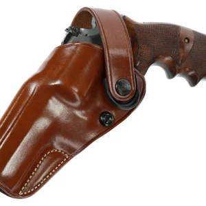 Galco DAO105 DAO  OWB Tan Leather Belt Slide Fits S&W L Frame Left Hand