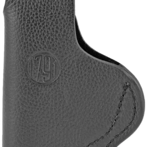 1791 Gunleather SCH4NSBR SCH IWB Size 04 Night Sky Black Leather Belt Clip Compatible w/Glock 17/S&W M&P Shield/Springfield XD Right Hand