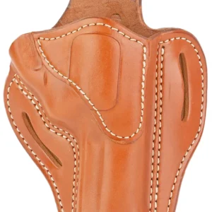 1791 Gunleather RVH2CBRR RVH2 OWB Size 02 Classic Brown Leather Belt Slide Fits Ruger GP100/S&W K Frame Right Hand
