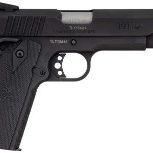 Taurus 11911019MM 1911  9mm Luger 9+1 5" Barrel, Matte Black Finish Beavertail Frame, Serrated Matte Black Steel Slide & Checkered Polymer Grip Includes Magazine