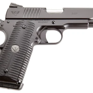 Wilson Combat ACPCOM9 ACP Commander 9mm Luger 10+1 4.25" Stainless Match Grade Barrel, Black Serrated Carbon Steel Slide, Black Armor-Tuff Carbon Steel Frame w/Beavertail, Black G10 Eagle Claw Grip