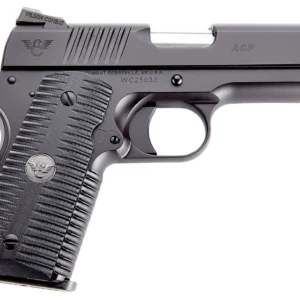 Wilson Combat ACPCP45 ACP Compact SAO 45 ACP 4" 7+1 Black Armor-Tuff Carbon Steel Black G10 Eagle Claw Grip