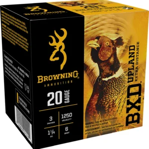 Browning Ammo B193512036 BXD Upland 20Gauge 3" 1 1/4oz 6Shot 25 Per Box/10 Case