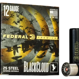Federal PWBX1342 Black Cloud FS 12Gauge 3.50" 1 1/2oz 2Shot 25 Per Box/10 Case